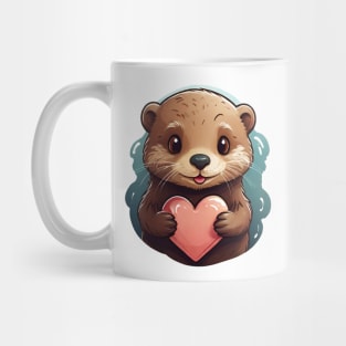 Cute Kawaii Otter Mug